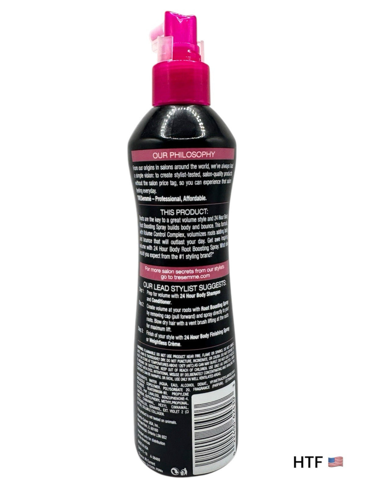 TRESemme 24 Hour Body Root Boosting Hair Spray - Weightless Lift, 8oz
