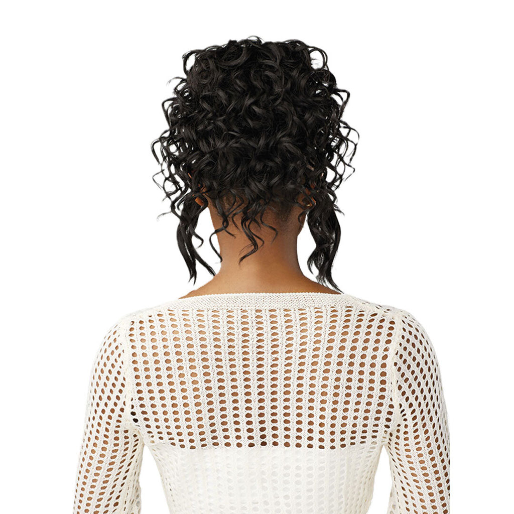 Synthetic Lace Parting Updo Wig Piece - Natural Look & Easy Style