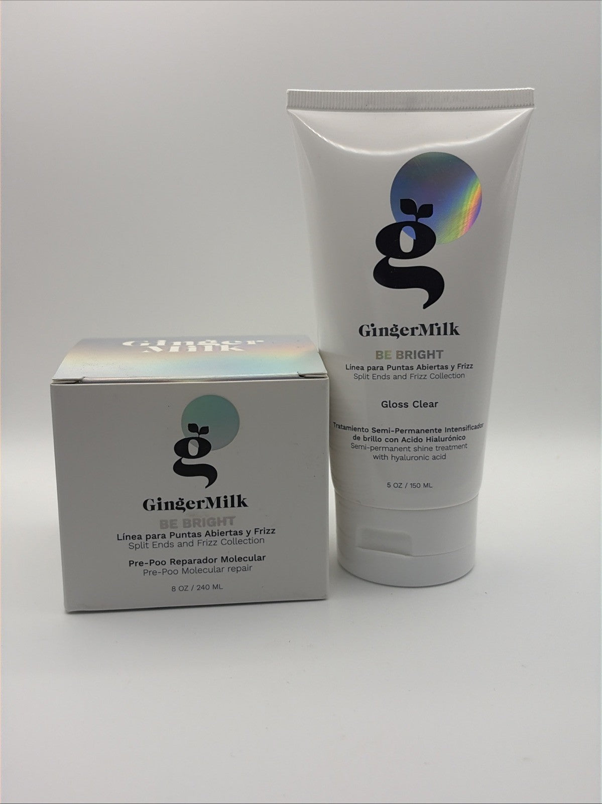 Ginger Milk Be Bright Hair Care Collection for Split Ends & Frizz Control
