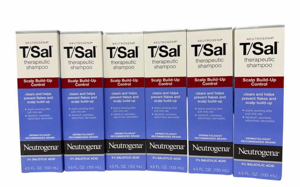 Neutrogena T/Sal Therapeutic Scalp Shampoo - 6 Bottles, 4.5oz Each