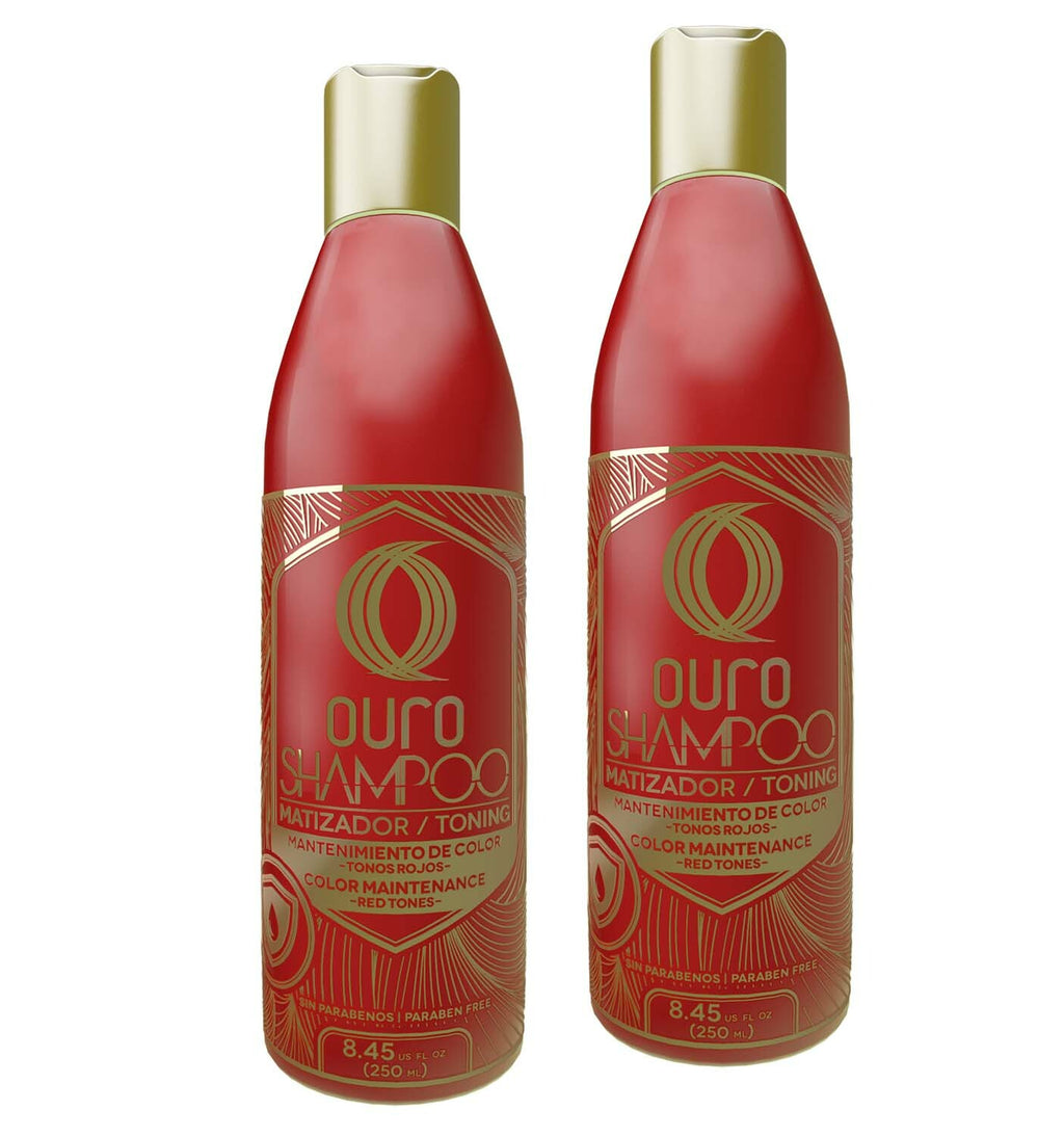 Red Hair Shampoo - Color-Refreshing Toning for Vibrant, Healthy Hair 8.45oz - 2 Bottles