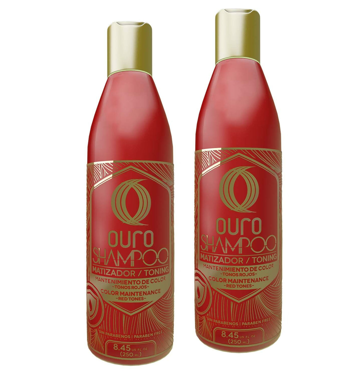 Red Hair Shampoo - Color-Refreshing Toning for Vibrant, Healthy Hair 8.45oz - 2 Bottles