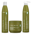 Firenze Professional Hair Care Set - Shampoo, Conditioner & Mask for Damaged Hair