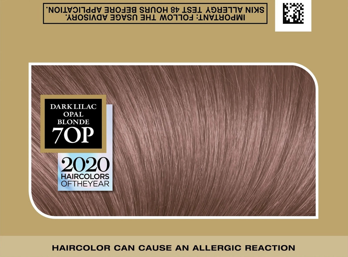 Permanent Hair Color Dye Set - Dark Lilac Opal Blonde 70P 3-Pack