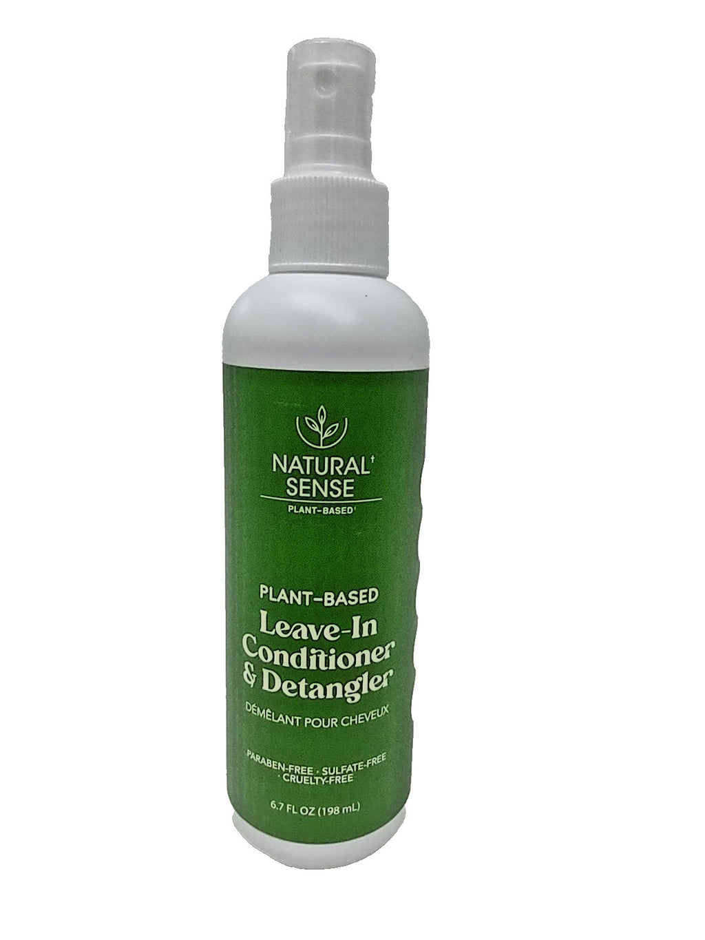Natural Sense Plant-Based Leave-In Hair Conditioner & Detangler Spray - 6.7oz, Pack of 3