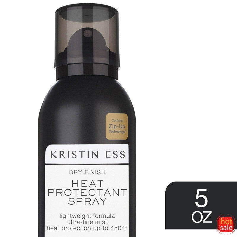 Heat Protectant Spray for Hair - Dry Finish, 5 oz, 2 Pack