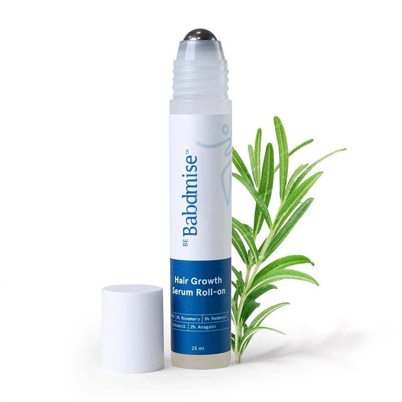 Hair Growth Serum Roll-On with Rosemary & Redensyl - 25ml, Anti-Hair Loss Treatment