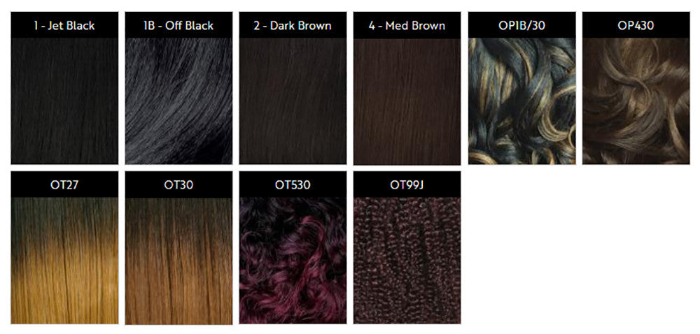 Synthetic Drawstring Full Cap Half Wig for Women - Multiple Colors