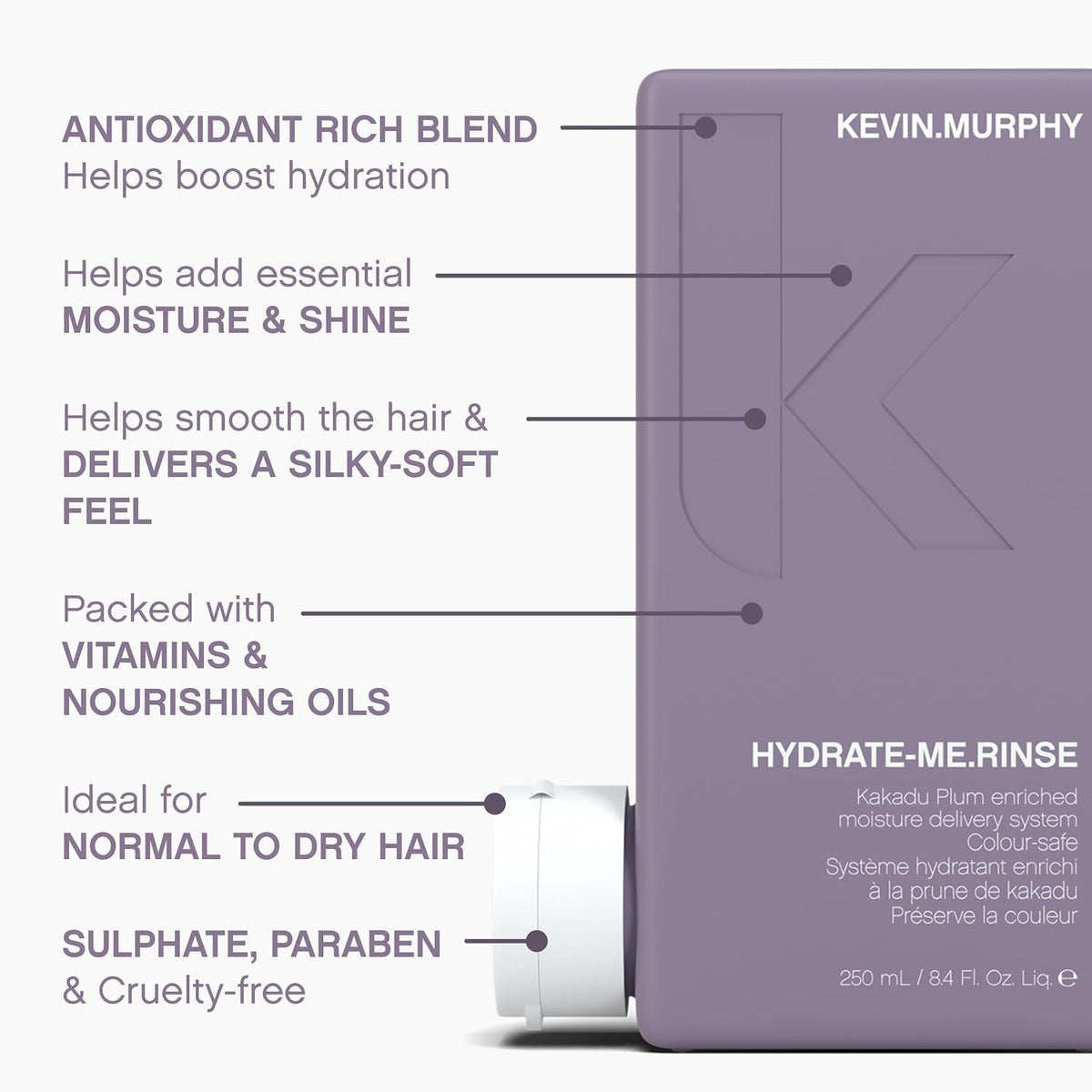 Hydrate-Me Rinse Conditioner for Dry Hair - 8.4 oz | Kevin Murphy