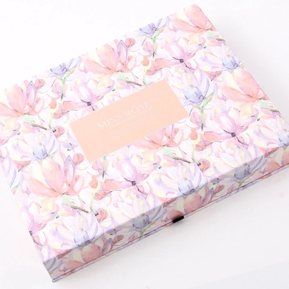 Miss Rose Deluxe All-in-One Makeup Palette – Eyeshadow, Concealer, Blush, Lipstick & Brow Kit