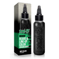 Beard Line Up Color Enhancement - Waterproof Skin Safe Airbrush Tattoo Ink - Black & Brown