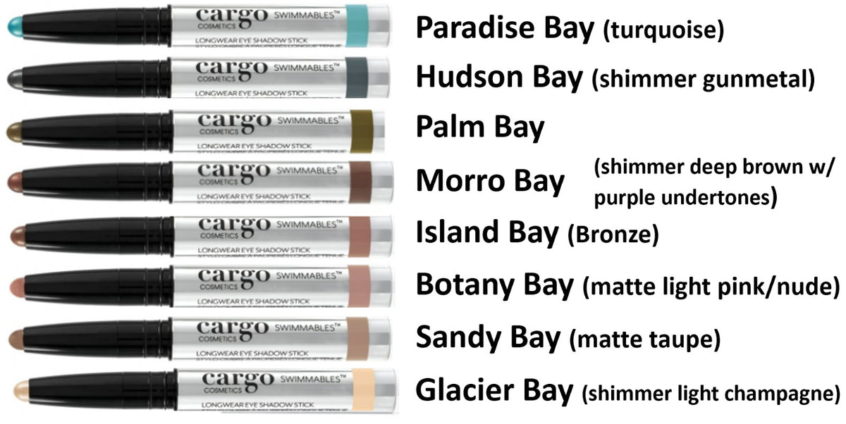 Cargo Swimmables Long Wear Eye Shadow Stick Full Size - Waterproof & Vibrant