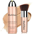 Full Coverage Airbrush Foundation Spray with Brush - Matte Finish, All Skin Tones