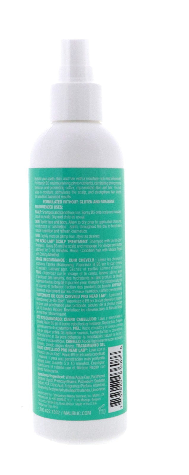 Scalp, Skin & Hair Revitalizer Mist - 8 oz, Pack of 2, Hydrating Spray