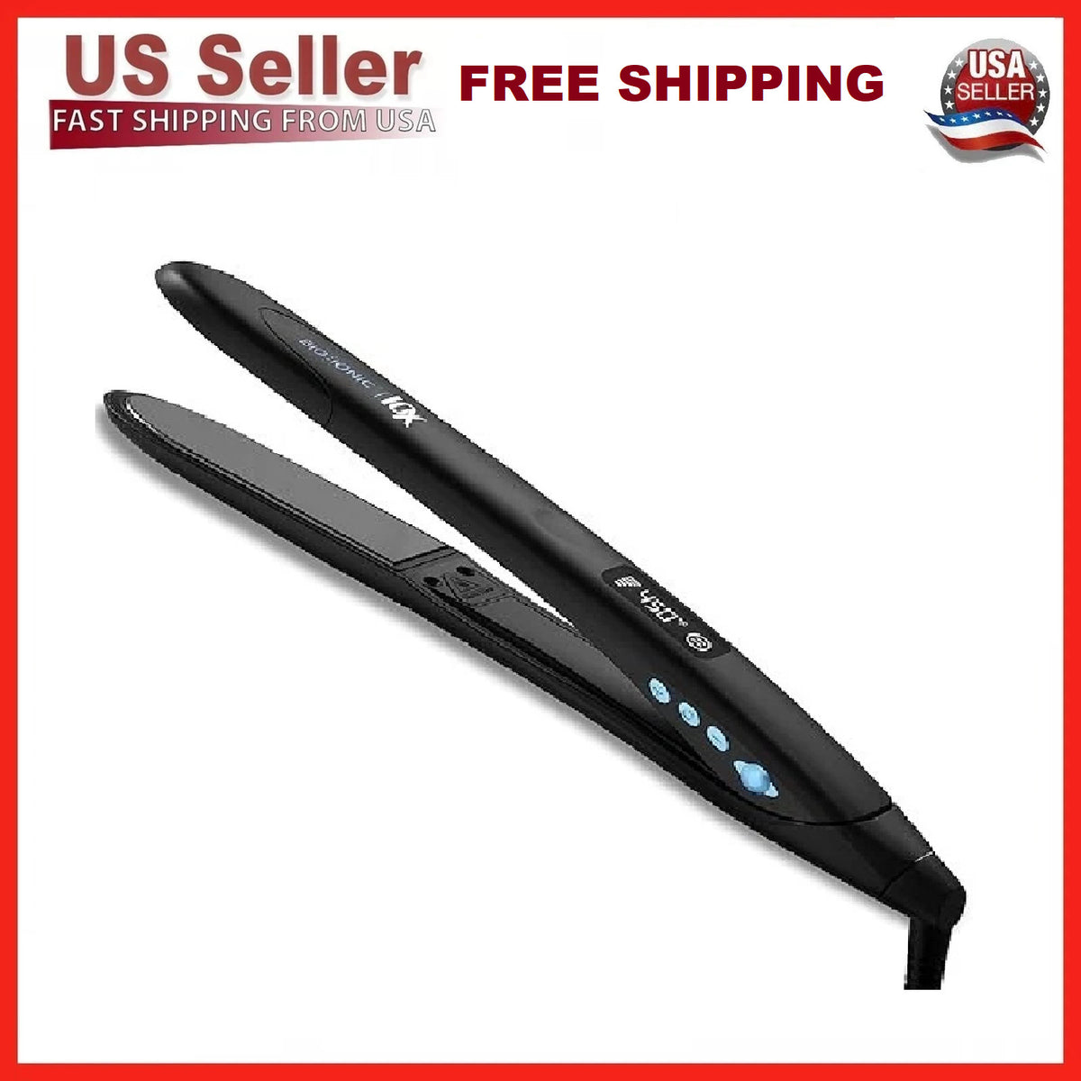 Bio Ionic 10X Nano Ionic Styling Iron 1-Inch Hair Straightener & Curler