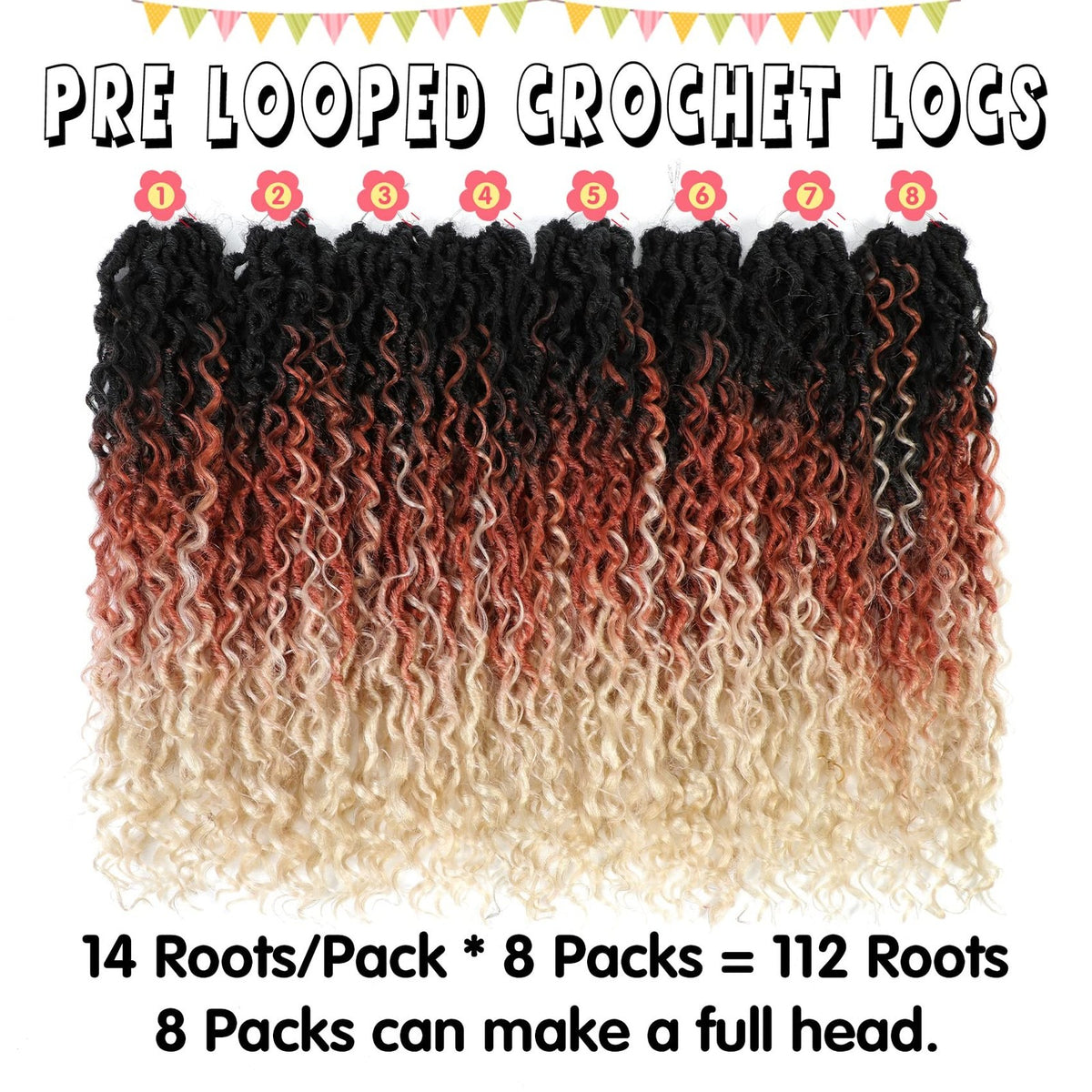 Fulcrum Goddess Locs Crochet Hair 18 Inch Faux Locs for Black Women