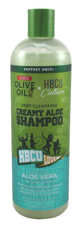 (2 Pack) Organic Root Olive Oil Shampoo with Aloe Vera - Deep Cleansing & Detangling, 16 Ounce