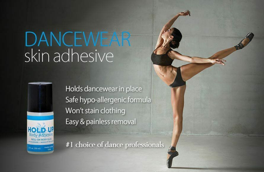 Body Adhesive for Socks & Garments, Roll-On, 3 Pack - Skin-Friendly & Long-Lasting