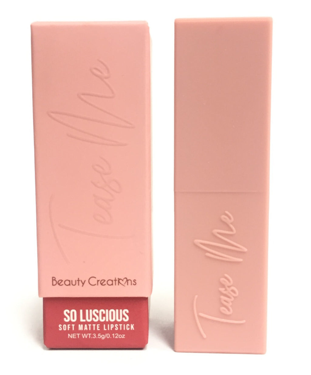 Soft Matte Lipstick - So Lusious, 0.12 oz Lip Color for Elegant Looks