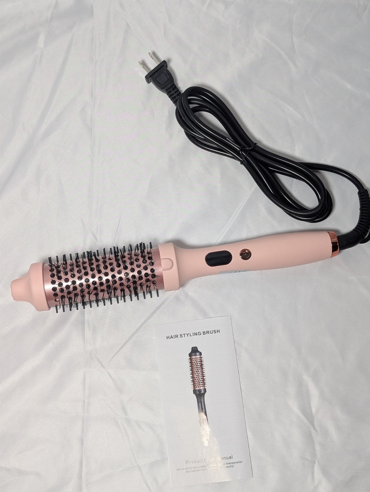 1.5-Inch Heated Ceramic Round Styling Brush with 3 Temperature Settings
