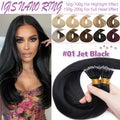 Human Hair Extensions Nano Ring Tip Thick 1G/S Russian Remy Hair