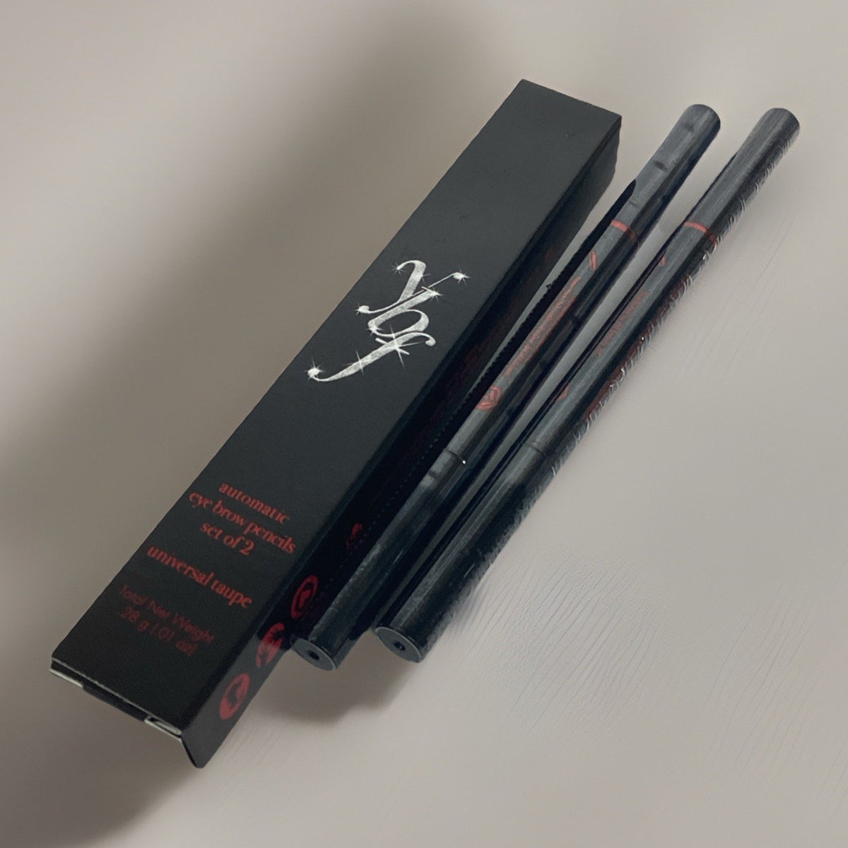 Automatic Eyebrow Pencils Set of 2 - Universal Taupe, 0.01oz Each