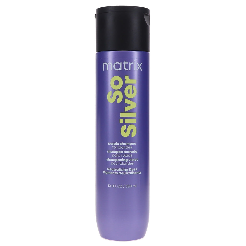 Silver Hair Shampoo for Blonde & Gray Tones - 10.1 oz Salon Quality