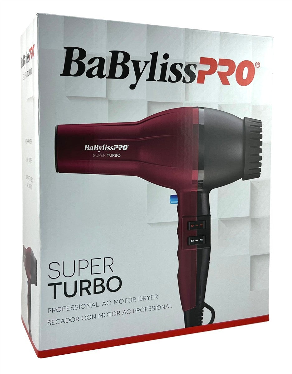Babyliss Pro 2000W Turbo Hair Dryer with Cold Shot & Removable Filter