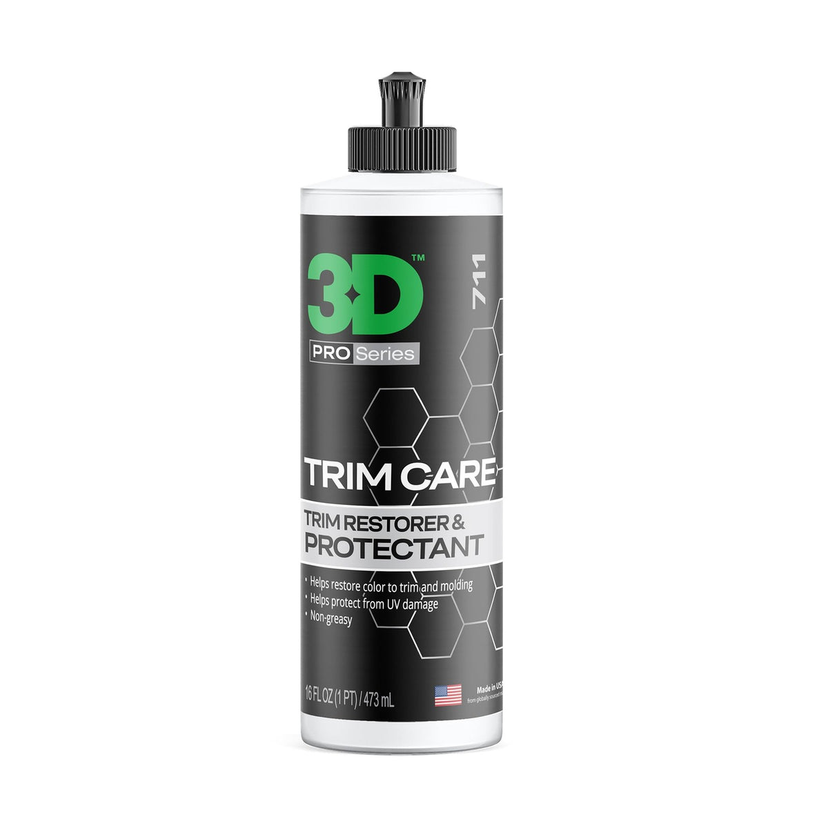 Plastic Trim Restorer Gel for Cars 16 Fl Oz - Faded Bumper & Molding Shine