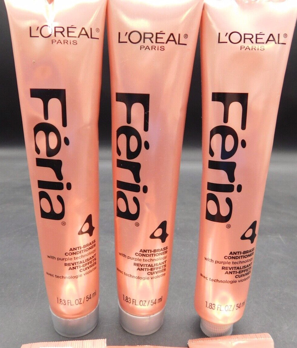 Lot of 6 Anti-Brass Hair Conditioner with Purple Technology - 1.83oz Each