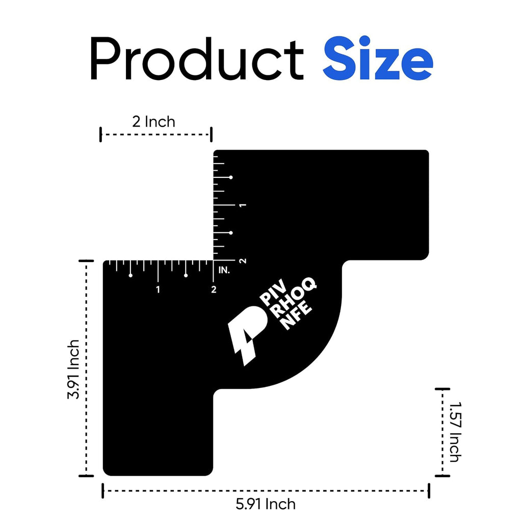 3 Pack Hairline & Beard Shaping Templates for Barbers and Stylists