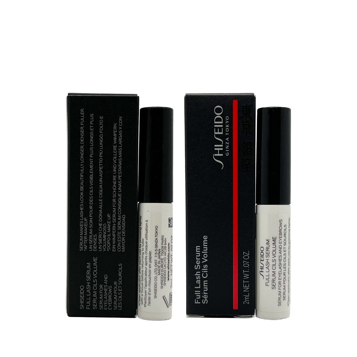 Travel Size Lash Serum for Eyelash Growth - 2 Pack, 2ml Each