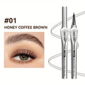 Waterproof Long-Lasting Eyebrow Pen with 2-Fork Tip for Natural Brows