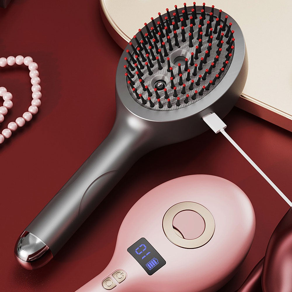 Electric Spray Hair Comb - Self-Cleaning Anti-Tangle Hair Styling Tool