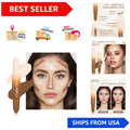 2-in-1 Contour Highlighter Stick for Face Sculpting Waterproof Makeup