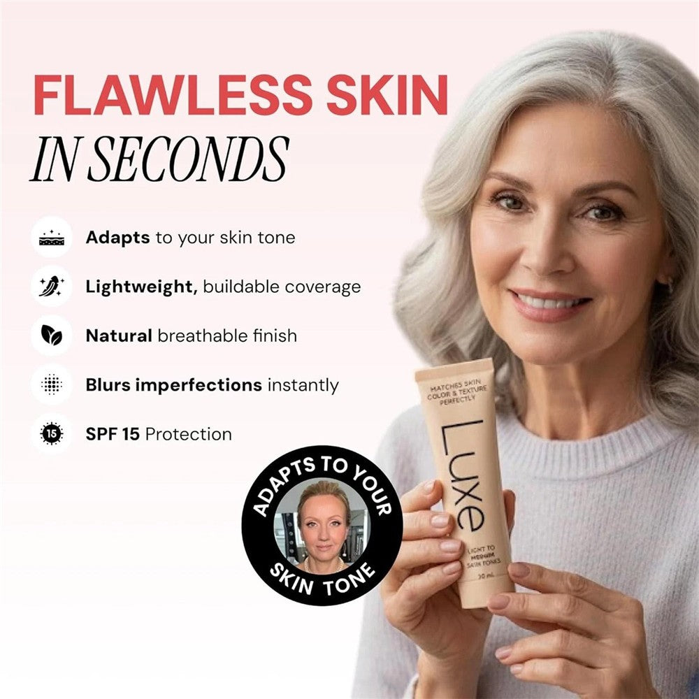 Color Changing SPF 50 Foundation for Mature Skin - One Shade Fits All
