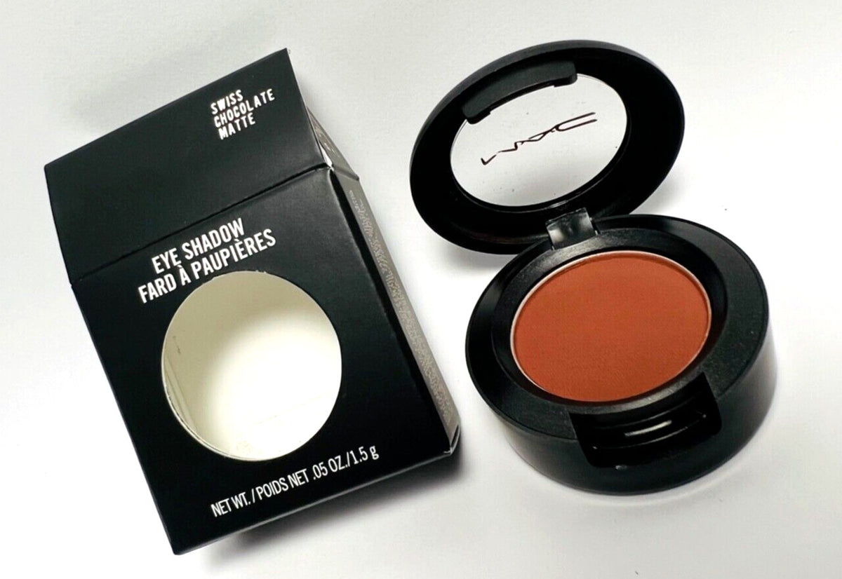 MAC Eye Shadow Swiss Chocolate Matte 0.05oz - Rich Neutral Shade