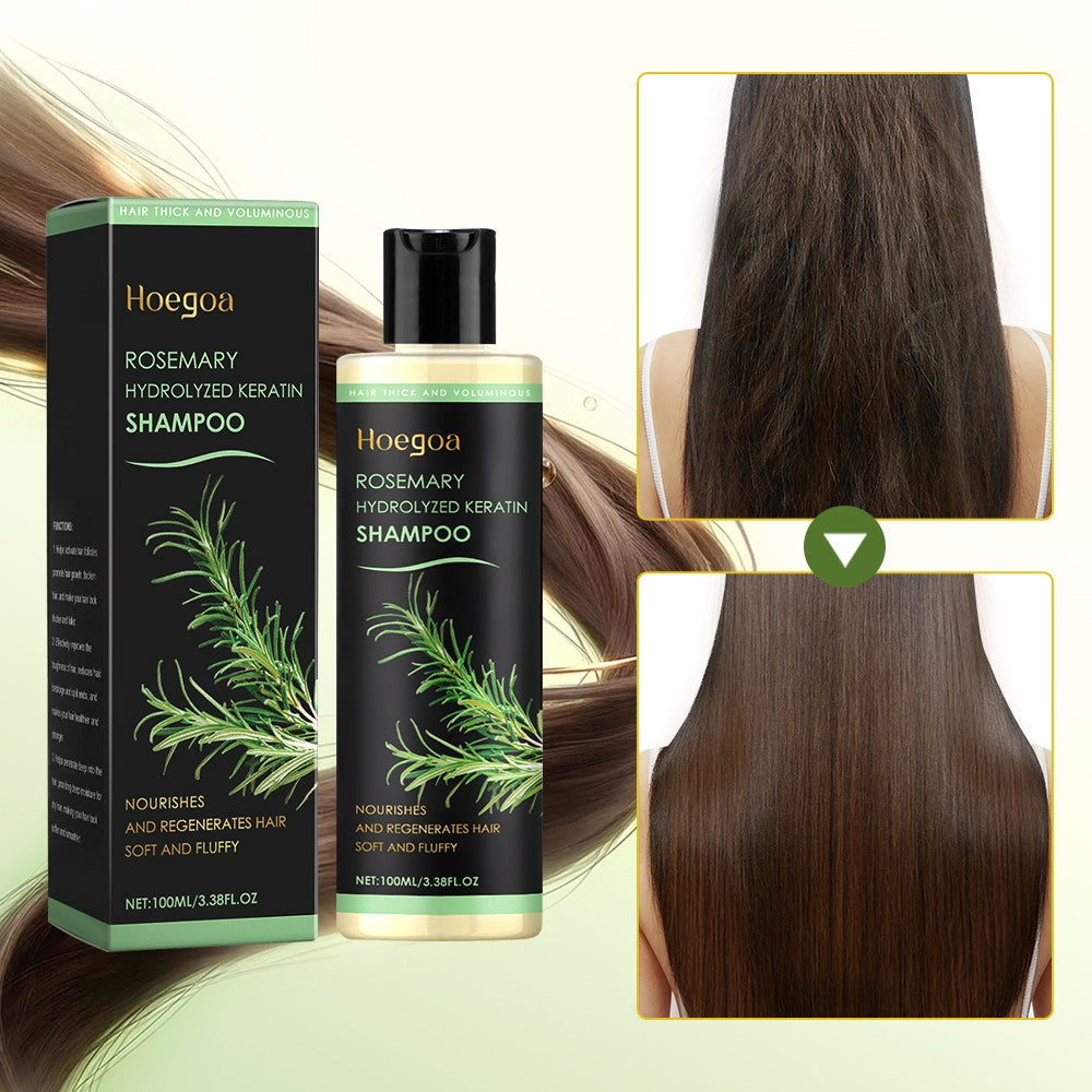 Organic Rosemary Hair Growth Shampoo with Hydrolyzed Keratin - 100ML