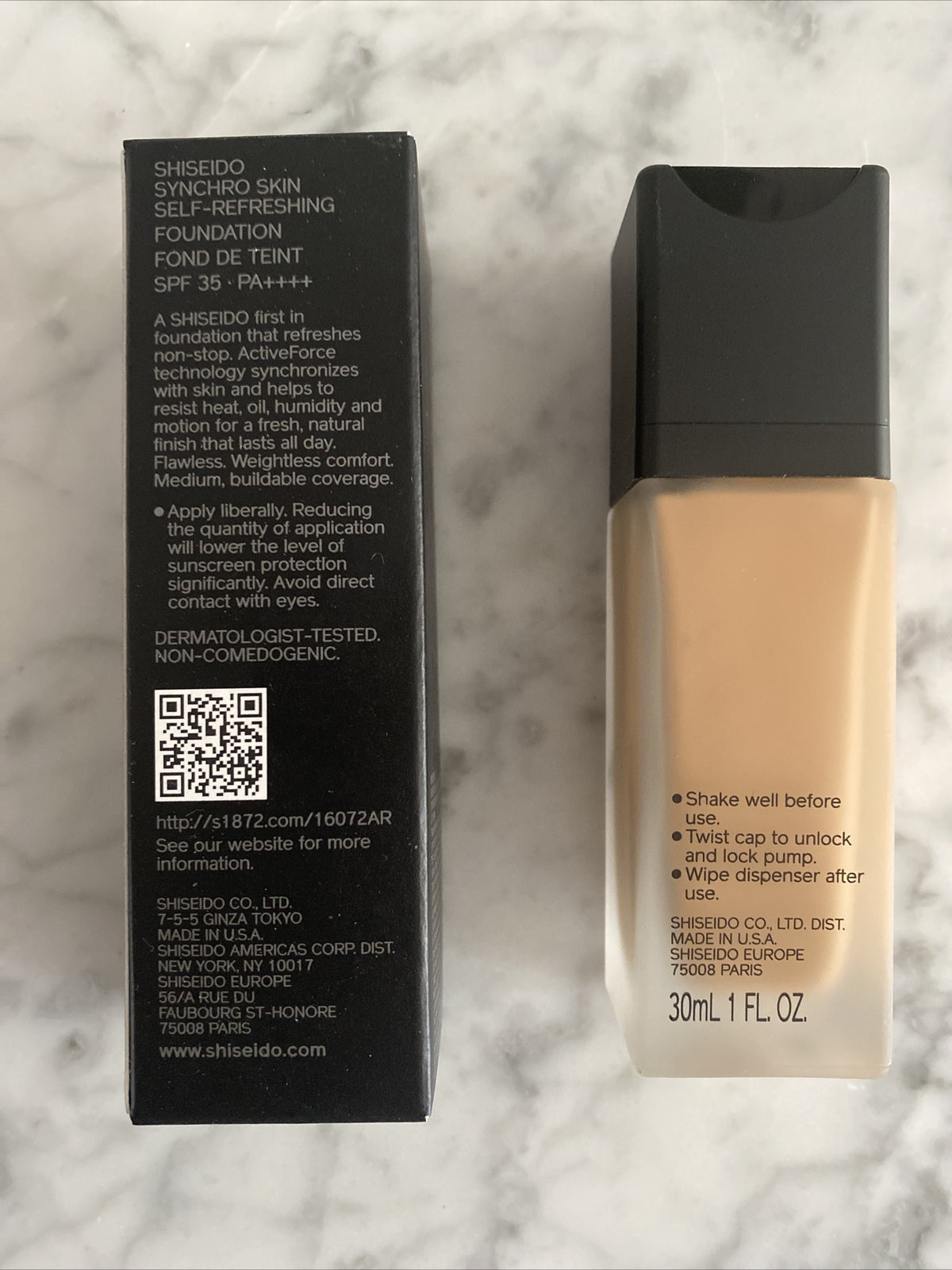 Foundations for 360 Citrine - Shiseido Synchro Skin Self-Refreshing SPF35 Foundation 30ml