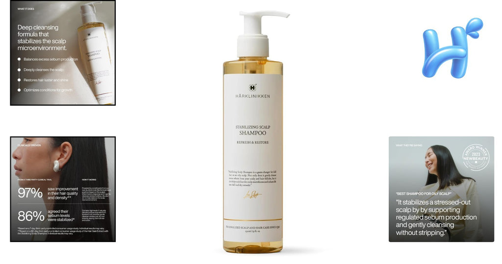 Stabilizing Scalp Shampoo for Oily & Dry Hair - 9.81 Fl Oz
