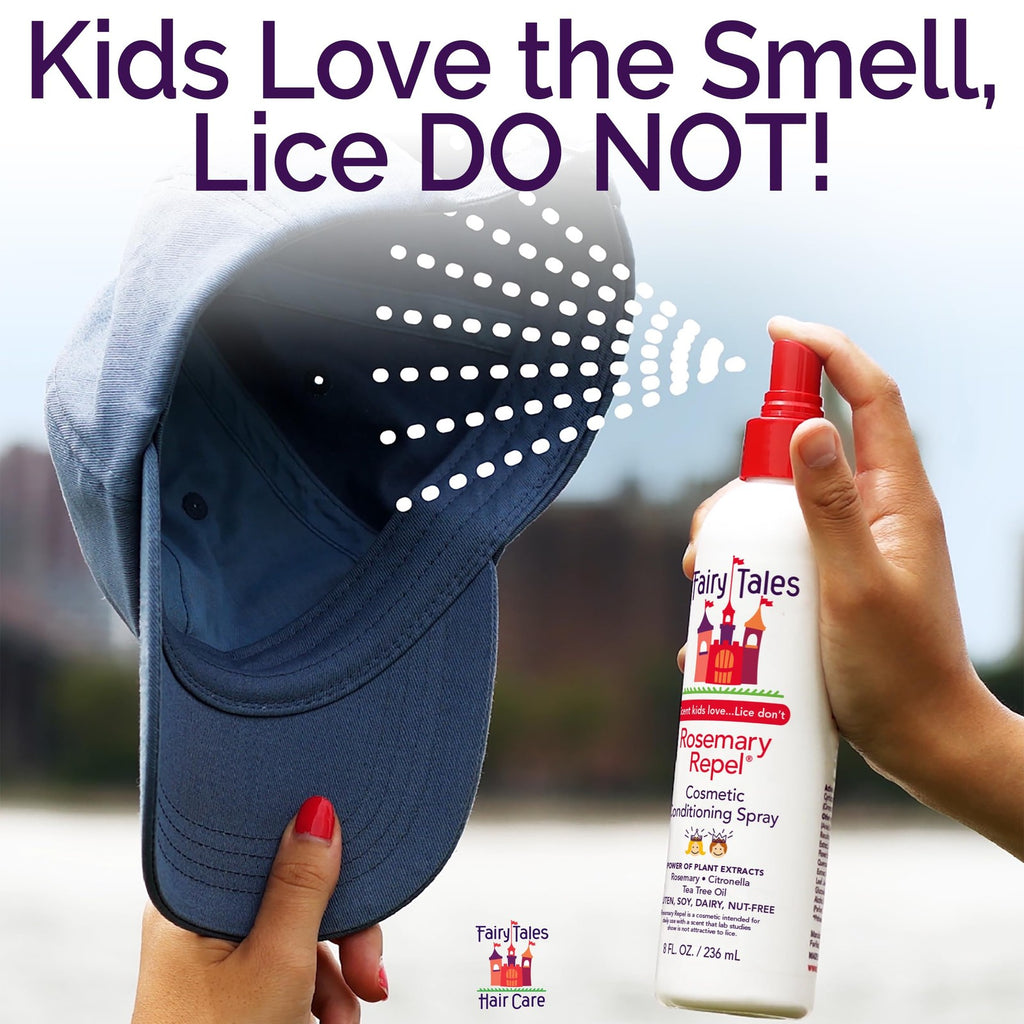 Kids Lice Prevention Shampoo Conditioner & Spray Set - Natural Repellent Trio