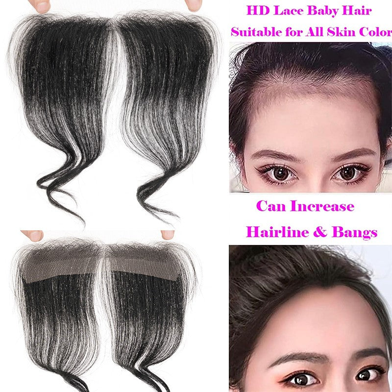 Human Hair Topper with Lace Front for Thinning Hair - Full Lace Hairpiece