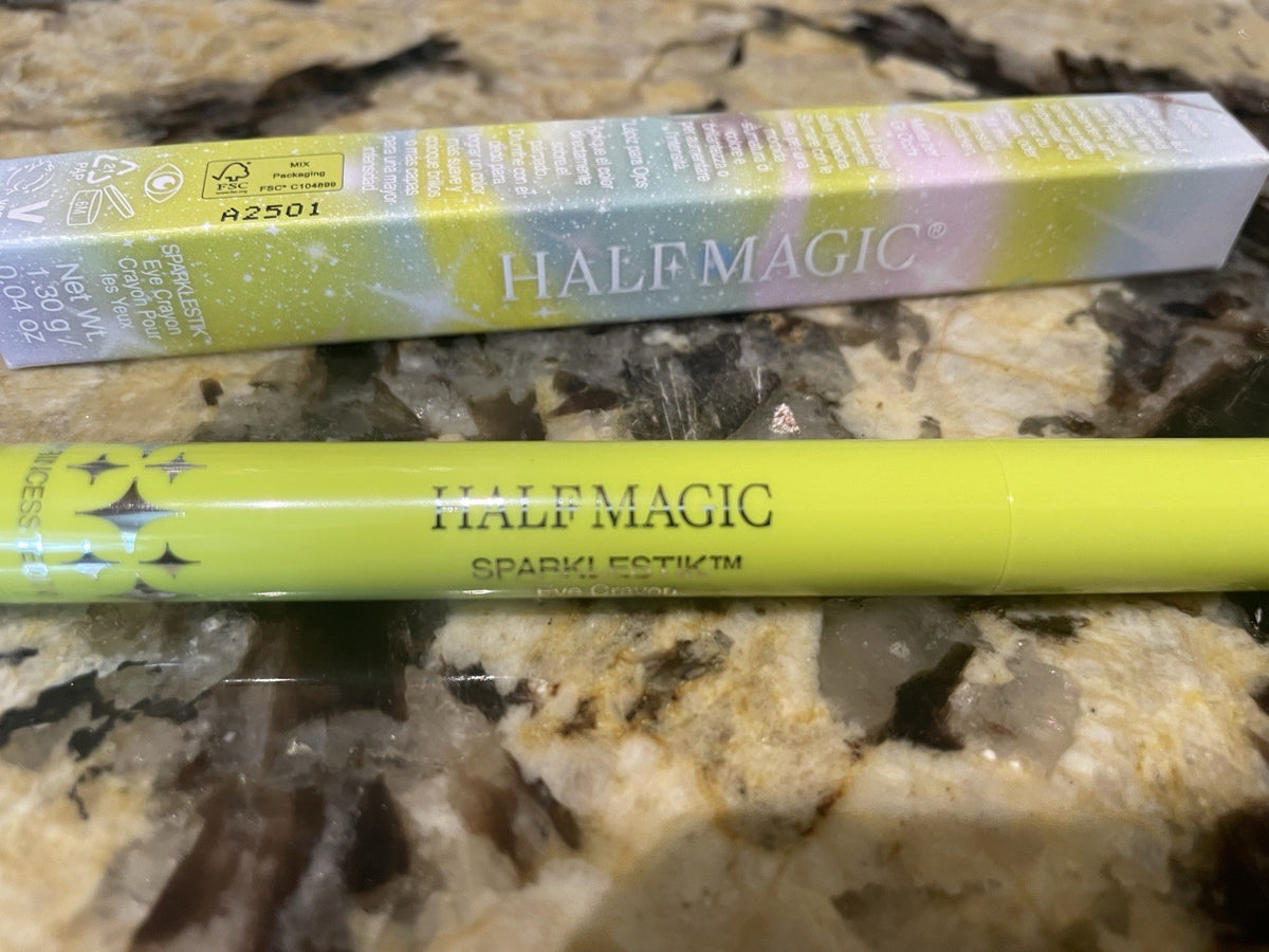 Half Magic SparkleStik Eye Crayon Princess Teddy 1.3g Full Size NIB