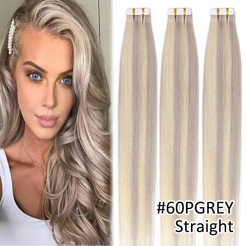 Remy Human Hair Tape-In Extensions - Highlight Ombre 100G