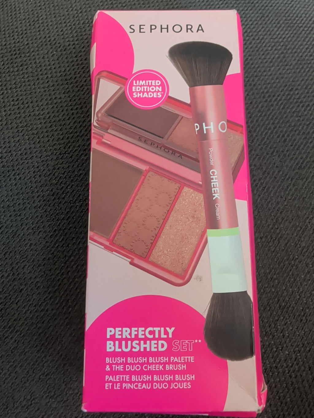 Sephora Perfectly Blushed Set: Blush Palette & Duo Cheek Brush