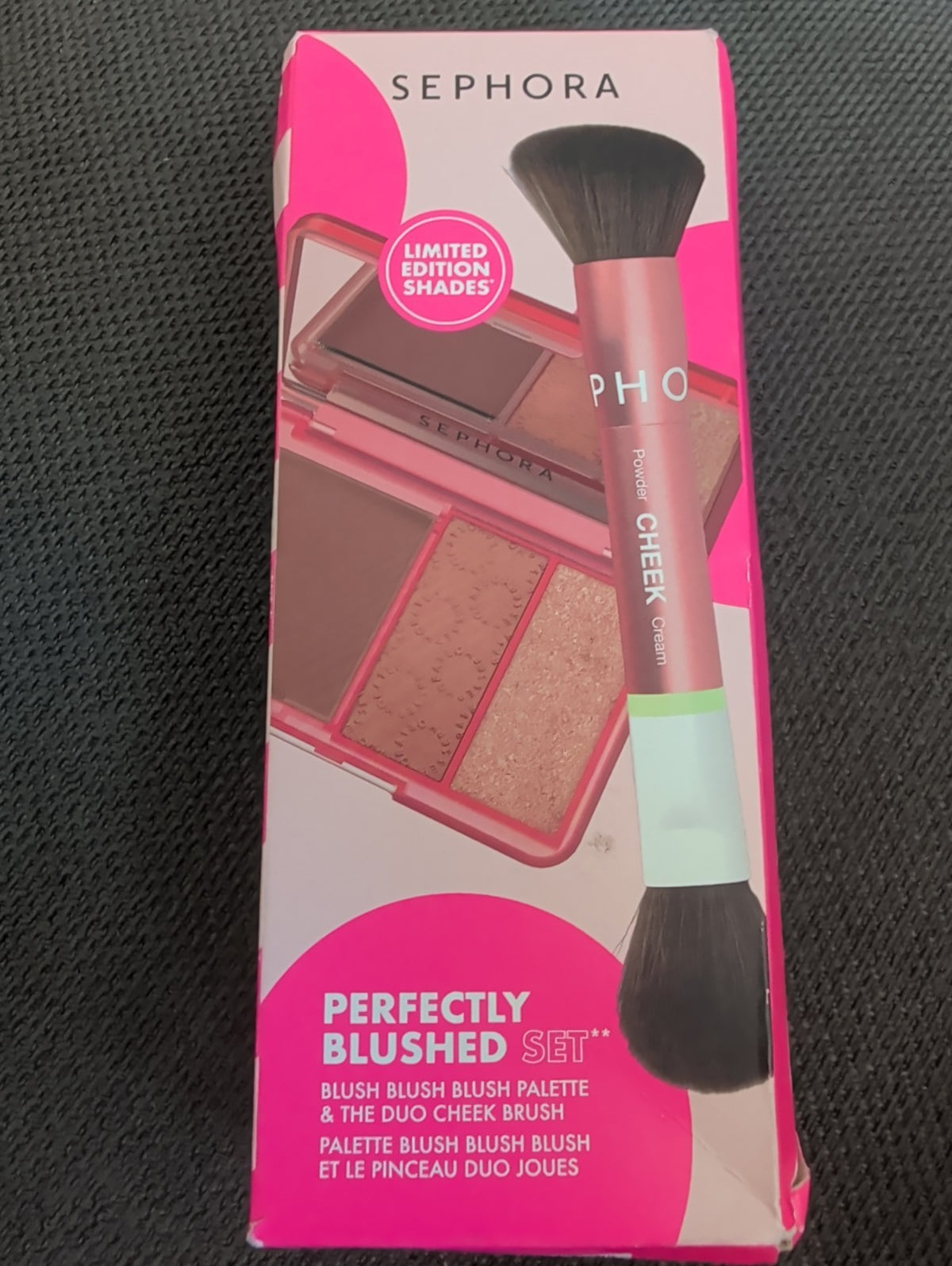 Sephora Perfectly Blushed Set: Blush Palette & Duo Cheek Brush