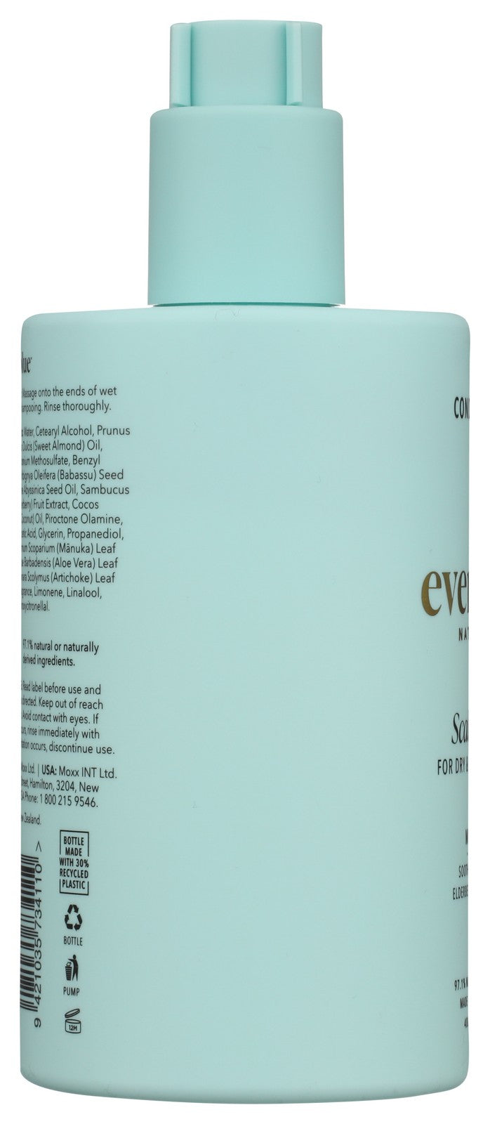 Everblue Naturals Scalp Care Conditioner 400ml Two Pack for Dry & Sensitive Scalps