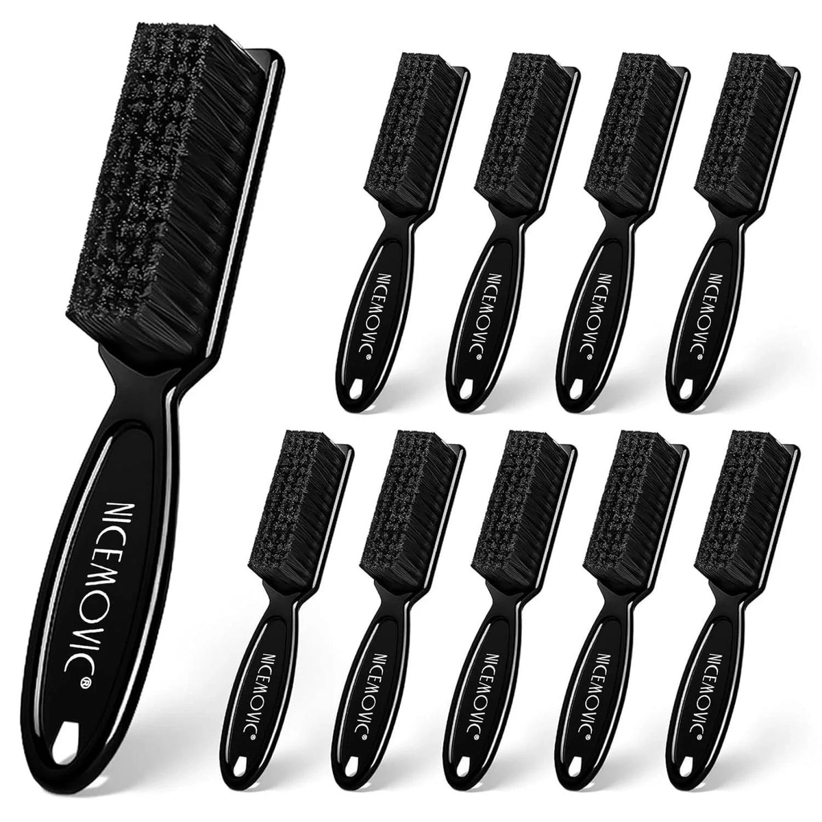 10 Pack Hair Clipper Cleaning Brushes Nylon Bristles for Grooming Tools