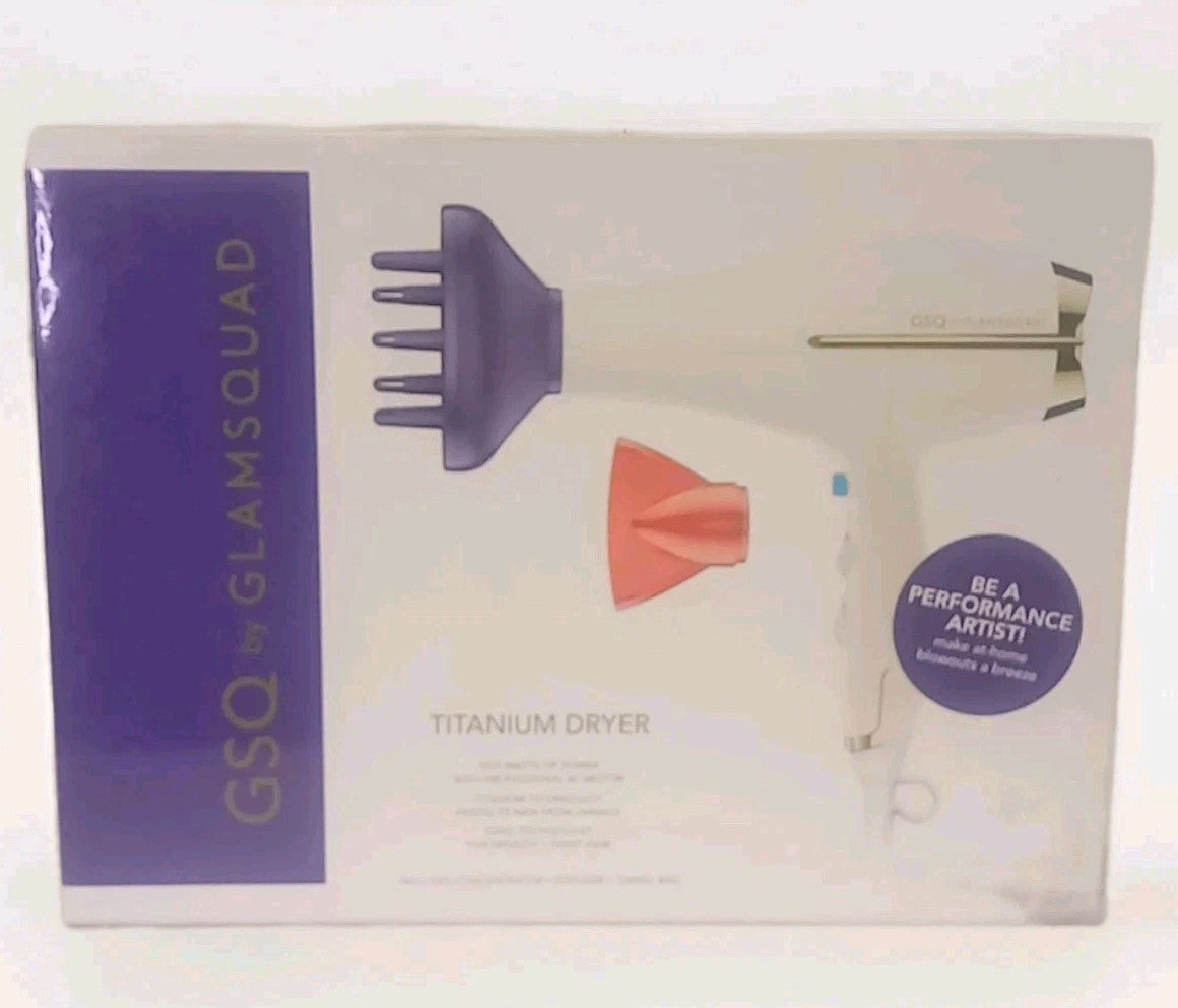 Professional Titanium Hair Dryer - Fast Drying & Shine - GSQ Glamsquad