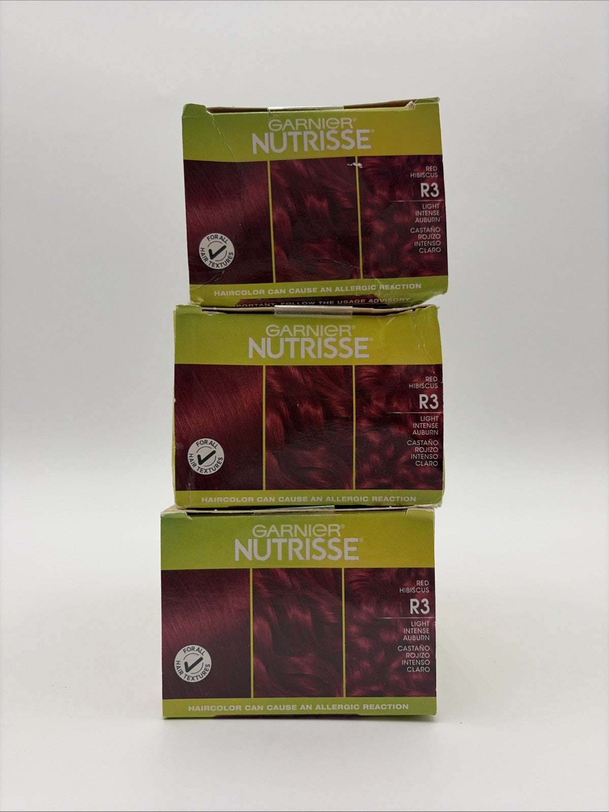 Garnier Nutrisse Ultra Color Light Intense Auburn Hair Dye - 3 Pack